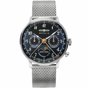 7037M-3 Zeppelin LZ129 Hindenburg Moon Phase női analóg karóra