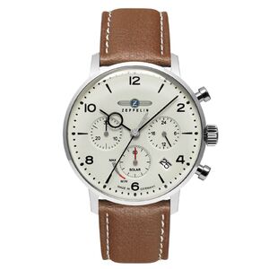 8086-5 Zeppelin LZ129 Hindenburg Solar Chronograph f&eacute;rfi anal&oacute;g kar&oacute;ra