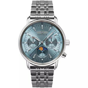 8637M-3 Zeppelin LZ14 Marine Moonphase női anal&oacute;g kar&oacute;ra