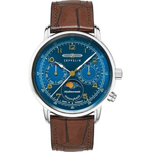 9637-3 Zeppelin Méditerranée 1921 Moonphase női analóg karóra