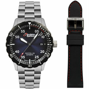 7268M-3_Set Zeppelin Eurofighter Typhoon automata férfi analóg karóra